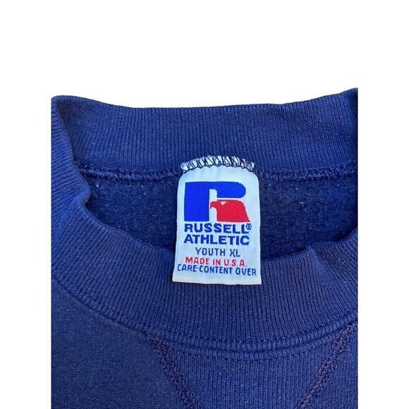 Vintage 90s Russell Athletic USA Clemson Tigers Crewneck Sweatshirt YOUTH XL Adu - Picture 4 of 4